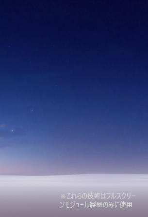 バスリボンを隠すことで、 受光面積を1.1％拡大