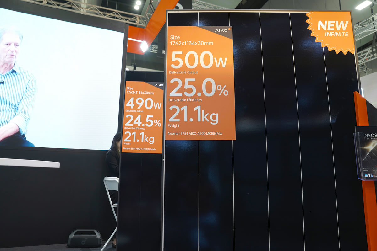 斩获1GW组件订单！全新“满屏”ABC组件亮相2025澳大利亚国际能源展